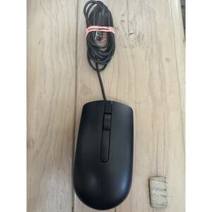 Dell Wired USB Optical Mouse - Black (MS116)